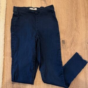 Free People Raw Hem Ankle Jeans